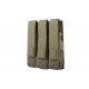 Triple magazine pouch for MP5 type magazines - olive (ACM)